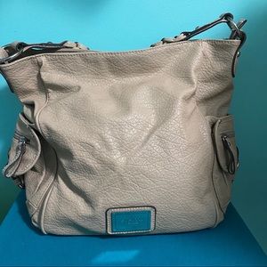 Rosetti cream leather bag bucket style